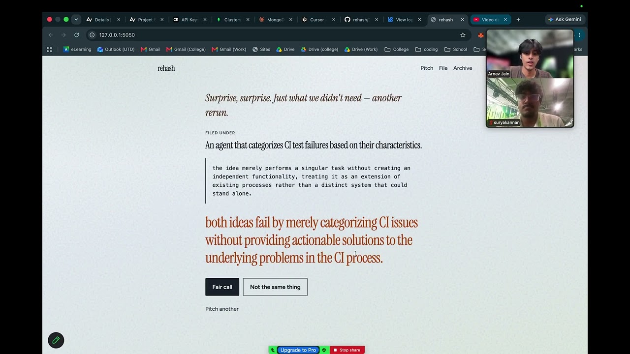 REHASH project preview