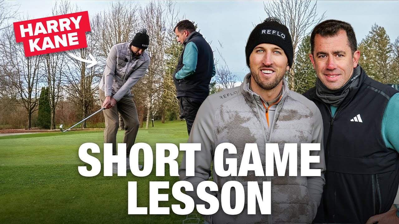 Football legend Harry Kane improves his short game with Dan!