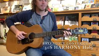 Video thumbnail for Baxendale Conversions '50s Harmony H165 by Telluride Music Co.
