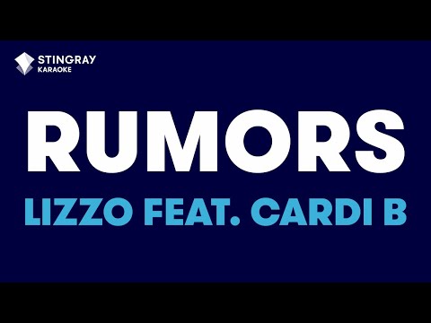 Lizzo - Rumors feat. Cardi B (Karaoke with Lyrics)