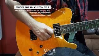 Video thumbnail for FENDER CUSTOM TELE FMT HH | MXM by Maxwell's House of Music
