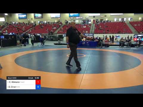 2018 Marine Corps US Open/Senior Men's Freestyle 57 Con 8 #2 - Edward Klimara (TMWC) Vs. Darian Cr