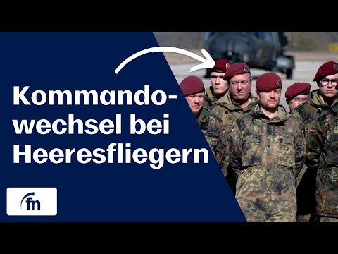 Change of command at army aviation in Niederstetten