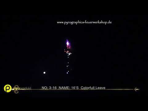 Pyroprodukt – Colorfull Leave 3-16