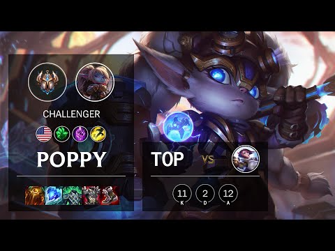 Poppy Top vs Fiora - NA Challenger Patch 11.12
