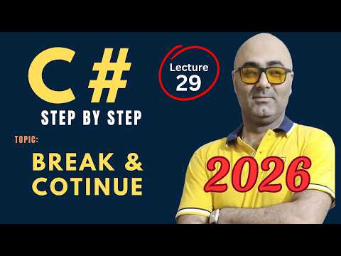 C# Break and Continue – Beginner Friendly Tutorial –  Csharp programming 2026
