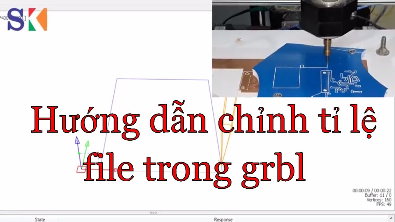 ( CNC Laser mini ) Hướng dẫn CHỈNH TỈ LỆ trong Grbl