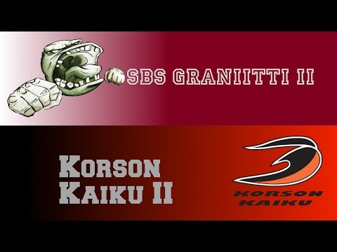 Korson Kaiku II - SBS Graniitti II, 17.1.2017, Tuusulan Salibandyhalli