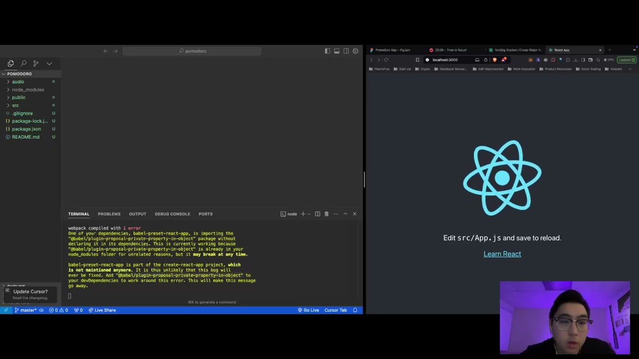 Code with Me - React Pomodoro App (Part 1)
