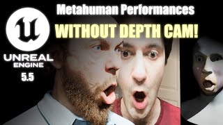 Unreal Engine 5.5 Metahuman Facial Animation Using Any Video! No iPhone, HMC, or Depth Cam Needed!