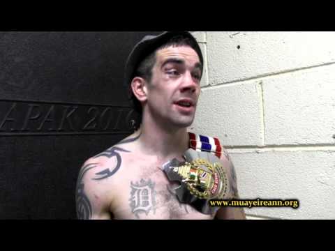 JAMES O'CONNELL CAGE KINGS 3 POST FIGHT INTERVIEW. 17-10-15
