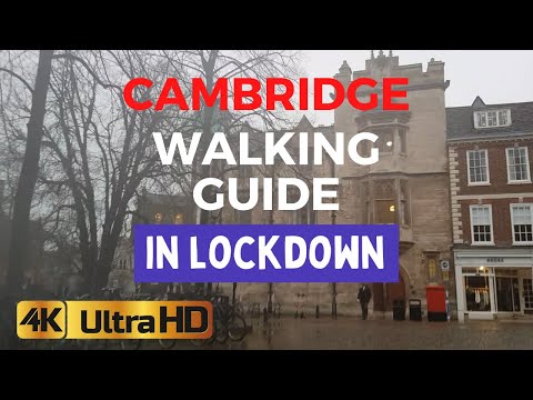[4K] Exploring This Historic University City of Cambridge England 2021. A Walk Through The Streets