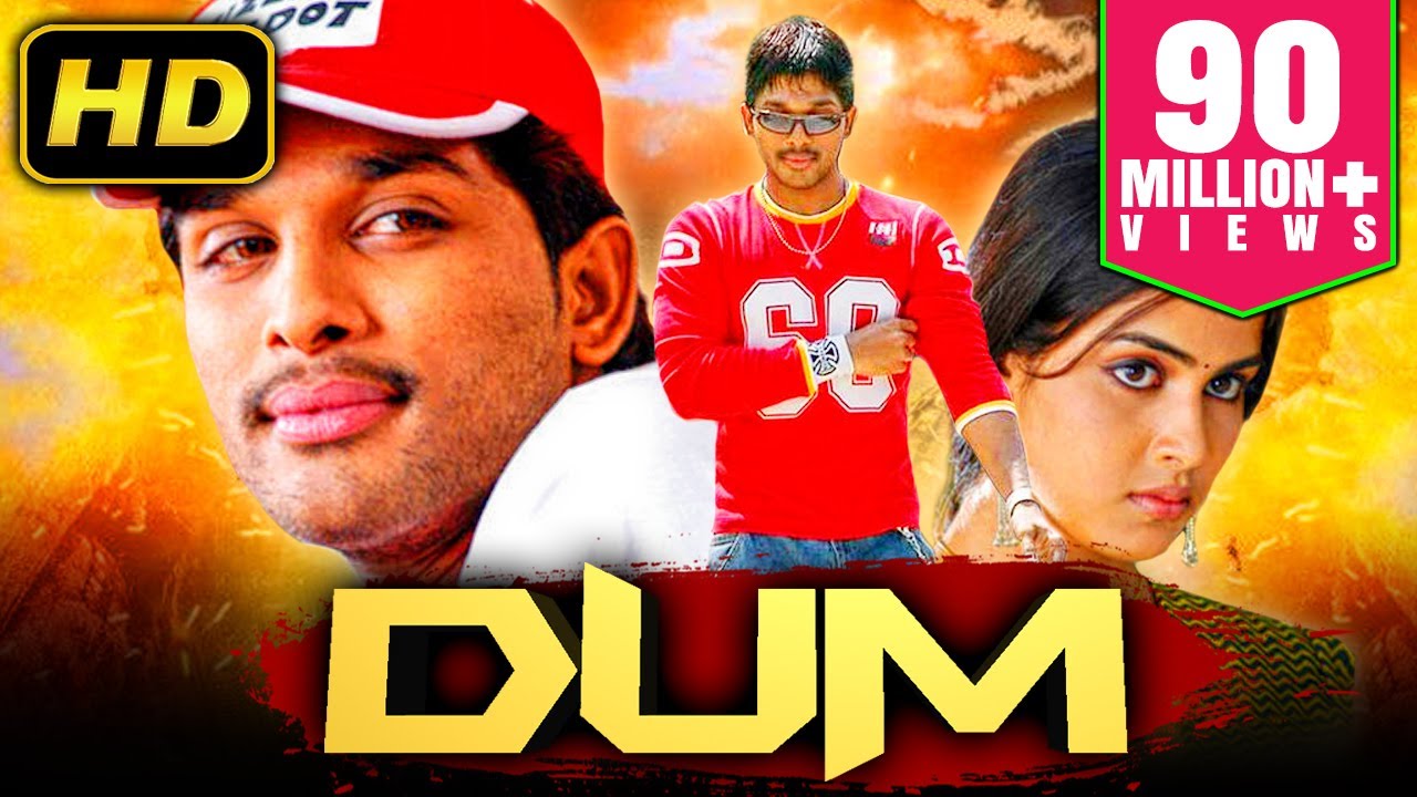Dum (Happy) - Allu Arjun's Superhit Romantic Comedy Movie | Genelia D'Souza, Manoj Bajpayee