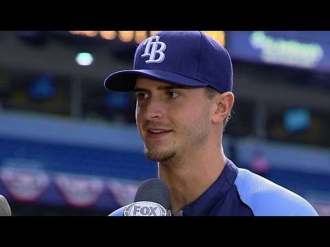 TEX@TB: Odorizzi talks about notching first MLB win