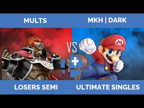 RogaSmash 267: SSBU – Losers Semi — Mults (Ganondorf) vs MKH | Dark (Mario)