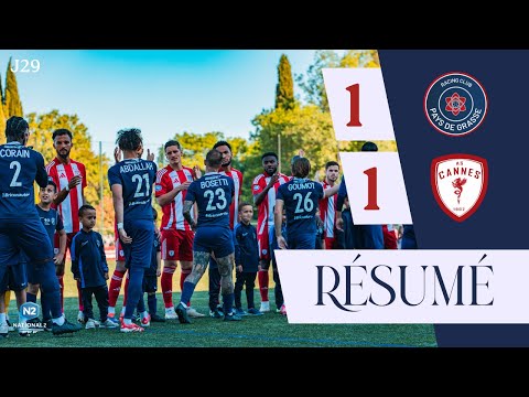 Résumé - RC PAYS DE GRASSE / AS CANNES (1-1)