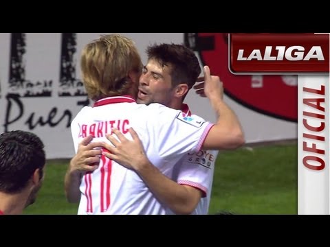 Gol de Rakitic (1-0) en el Sevilla FC - Deportivo de la Coruña - HD