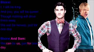 Heroes Glee Lyrics
