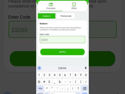 New Esewa promo code redeem 50 😯