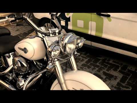 Harley Davidson Heritage Softail Handle Bar Upgrade Before/After