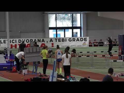 60m prepone [Ž], KVALIFIKACIJE, 2 skupine - Dvoransko PH za seniore i seniorke 2021