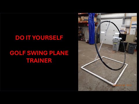 DIY GOLF SWING PLANE TRAINER