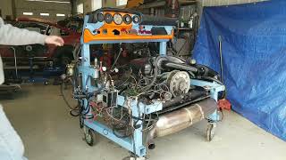 1969 Porsche 2.0L 911E Engine Stand Start Up and Run Time