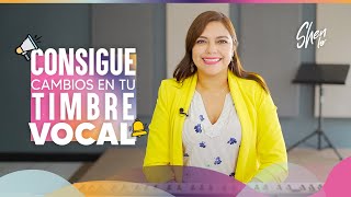 MODIFICA EL TIMBRE DE TU VOZ | DOMINA  EL COLOR DE TU VOZ