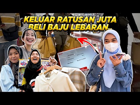 Total RATUSAN JUTA.. AKHIRNYA BELI BAJU LEBARAN!!