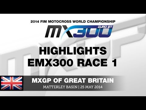 EMX300 of Great Britain 2014 Race 1 Highlights - Motocross