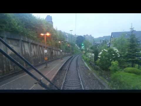 Komplett-Video Hbf Bingen - St.Goar - Boppard,Führerstandsmitfahrt,Desiro ML,BR 460,Mittelrhein