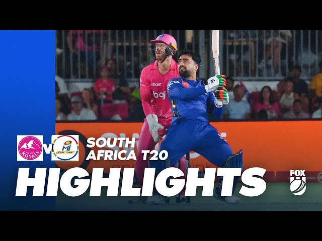 De Pretorius on fire! | Paarl Royals v MI Cape Town | SA20 | Match Highlights