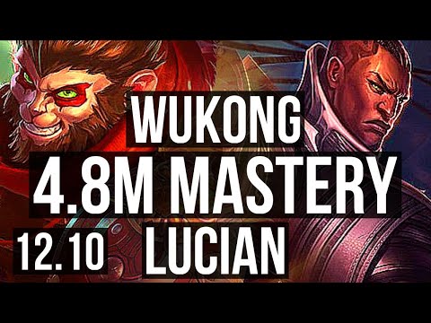WUKONG & Senna vs LUCIAN & Thresh (ADC) | 4.8M mastery, 1600+ games, 7/3/8 | KR Master | 12.10
