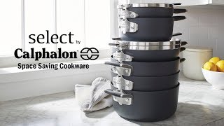 Select by Calphalon™ Space-Saving Nonstick 7-Pc Starter Cookware Set