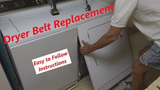 How to Replace a Dryer Belt — Maytag, Whirlpool, Kenmore