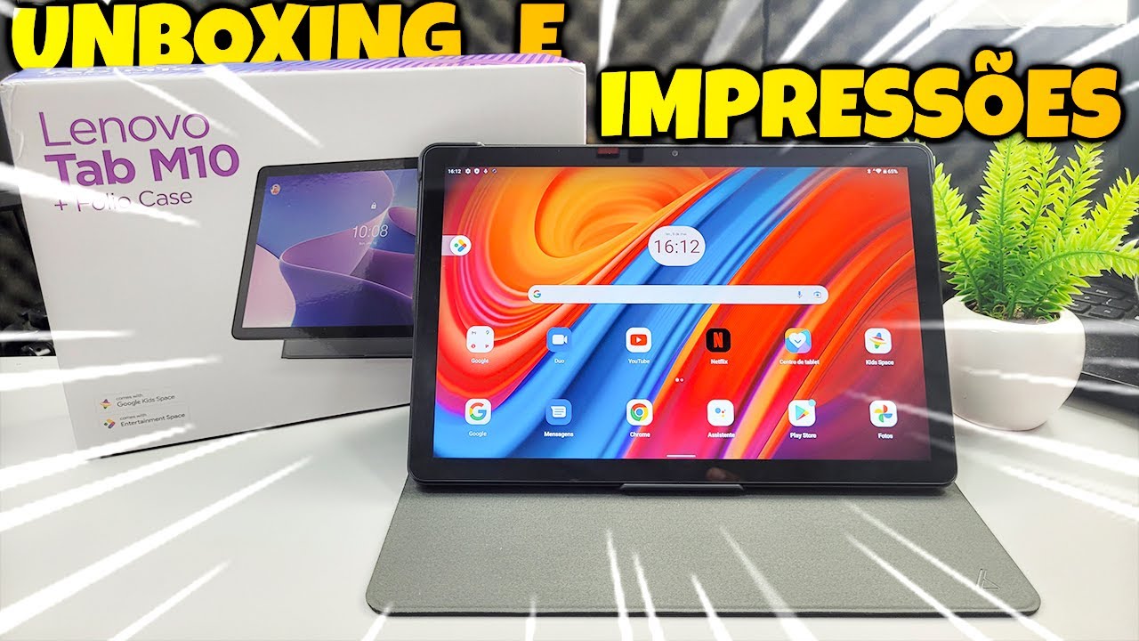 Lenovo Tab M10 - Um Tablet BARATO que traz boas CONFIGURAÇÕES para ESTUDAR e TRABALHAR!