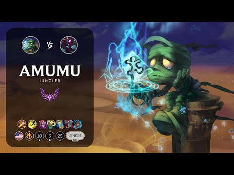 Amumu Jungle vs Kha'Zix - NA Master Patch 13.9