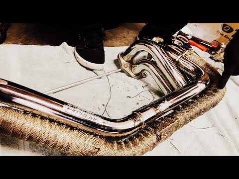 HOW TO WRAP UNEQUAL TOMEI HEADERS FOR SUBARU WRX STI