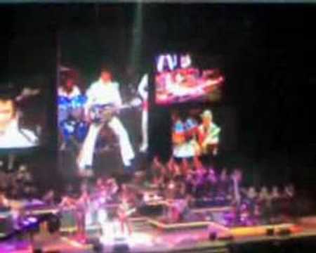 Elvis The concert 2007 30th anniversary intro & 2 numbers