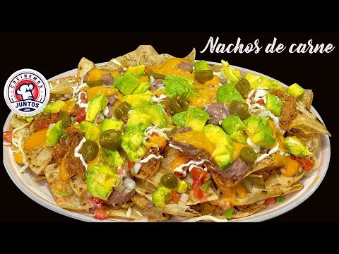 Receta de nacho con carne de res