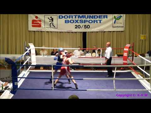 Boxsport * Dortmunder BS 20/50 * Gubeladze (BC V. Bielefeld) vs Kroner (BC Altena) 11.10.14 * 6. K