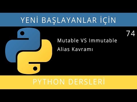 Yeni Başlayanlar İçin Python(3.8.0) Dersleri 2019 - Ders 74