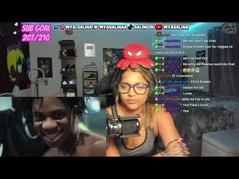 Mya Salina REACTS to BBG Steppaa x EBK Jaaybo x Li Rye x EBK Leebo - "Gimme That" (Challenge)