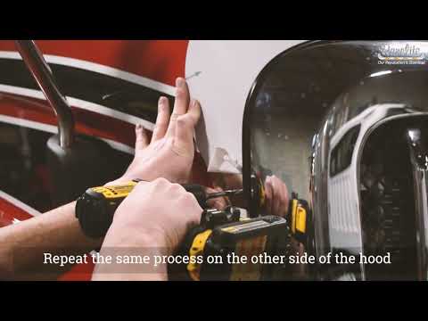 PANELITE TUTORIAL: HOW TO INSTALL AN INTERNATIONAL BUG DEFLECTOR ON AN HX615 & HX620