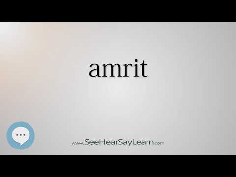 amrit (Every English Word Pronounced) 📕🔊🗣️😎✅
