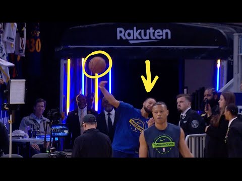 Steph Curry Makes UNREAL Full Court Shot From The Opposite Tunnel 🤯