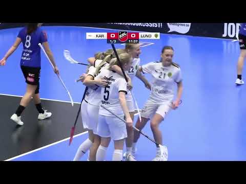 Highlights Svenska Superligan Dam: Karlstad IBF - IBK Lund