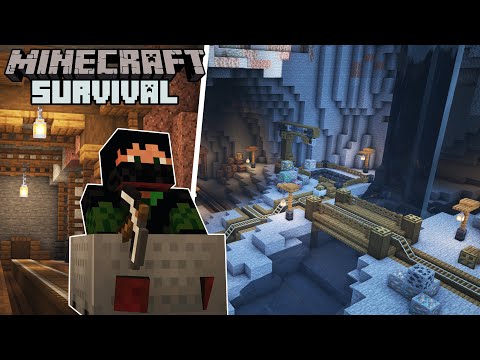 I Built a Custom Mining Cave! - Minecraft 1.18 Survival | Episode 24