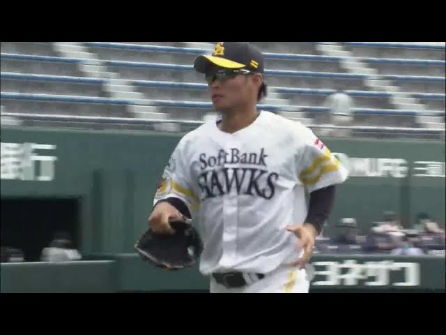 【ファーム】ホークス・小林珠維が好守で魅せる!! 2021年9月30日 福岡ソフトバンクホークス 対 中日ドラゴンズ(ファーム)