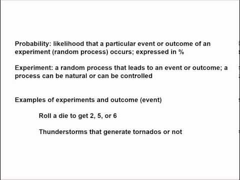 GEOG321 Lecture 3: Probability and Probability Distribution 1